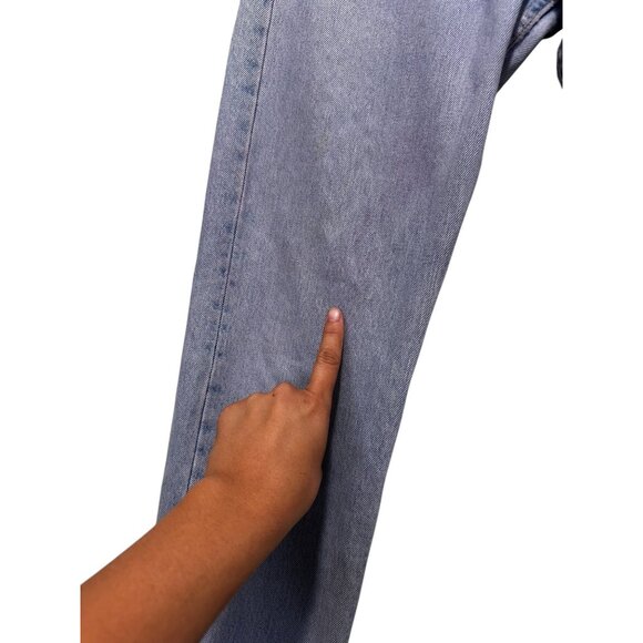 Vintage Levis 501 Jeans Womens 27 Blue Button Fly High Rise Straight Classic Fit - Picture 13 of 16